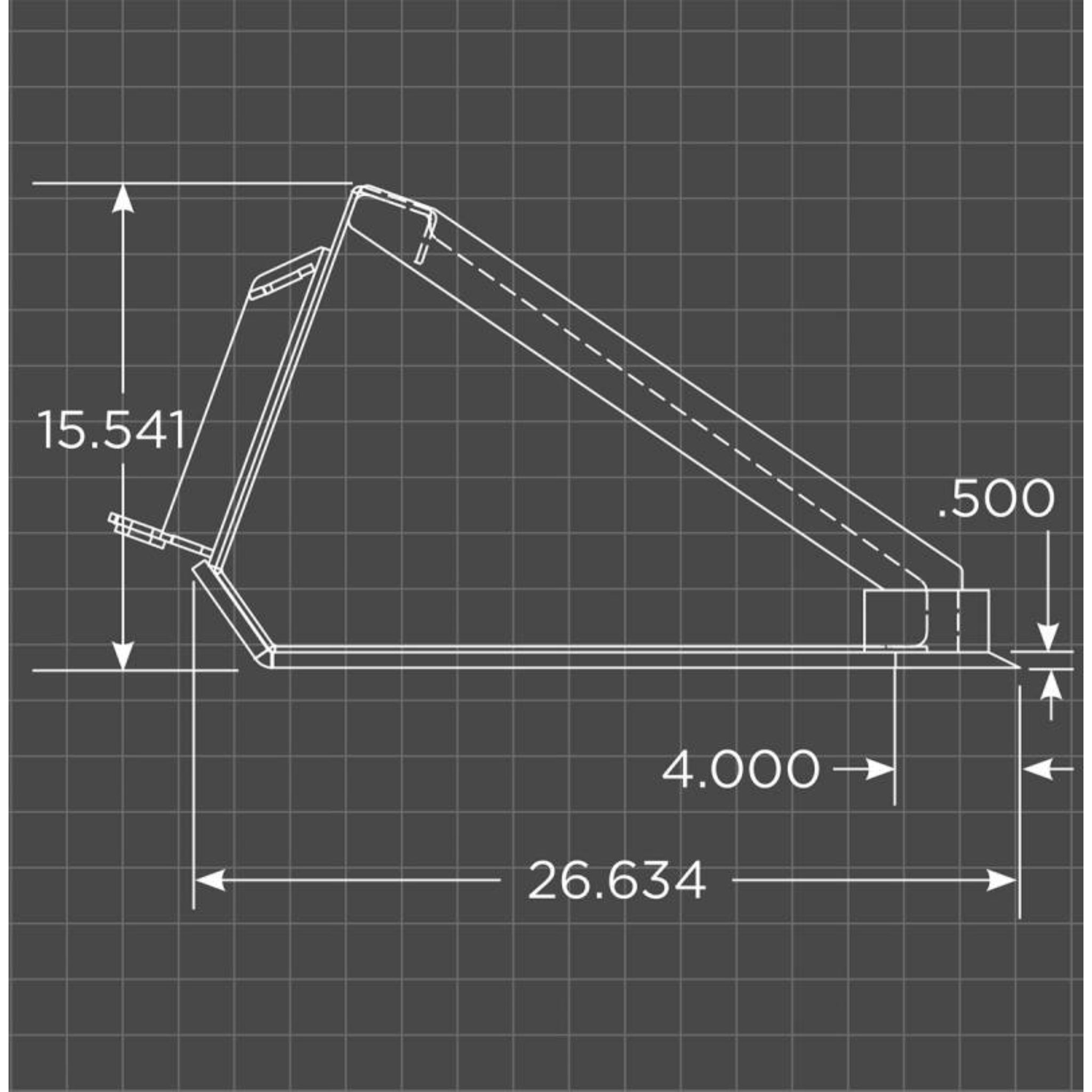 Loflin Fabrication Mini Skid Steer Low Profile Bucket